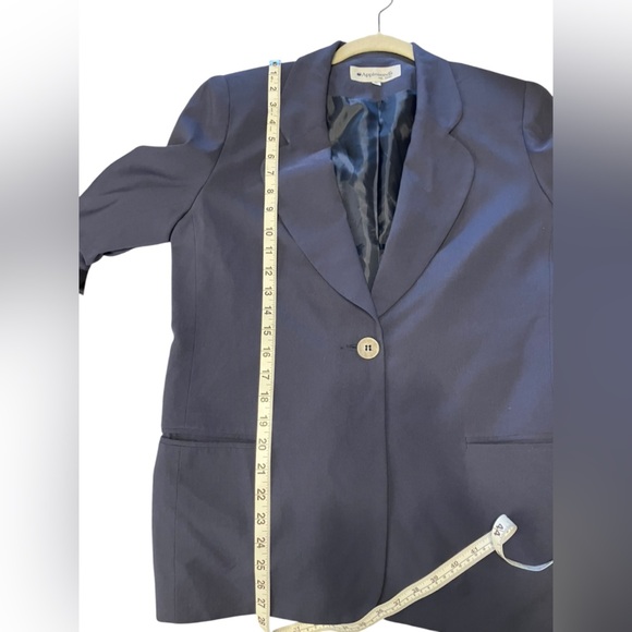 Appleseeds Single Button Blazer Blue Womens size 6 - Picture 10 of 10
